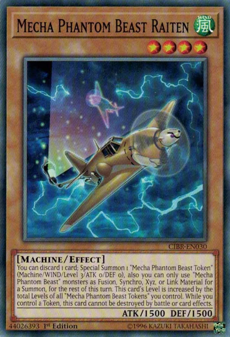 Mecha Phantom Beast Raiten - CIBR-EN030 - Common - 1st Edition