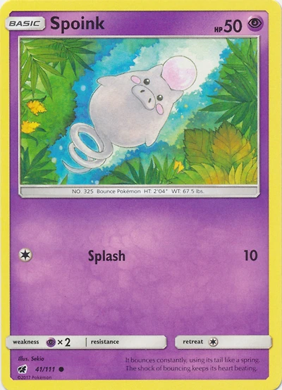 Spoink - 41/111 - Common