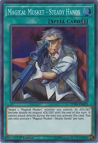 Magical Musket - Steady Hands - SPWA-EN023 - Super Rare - 1st Edition