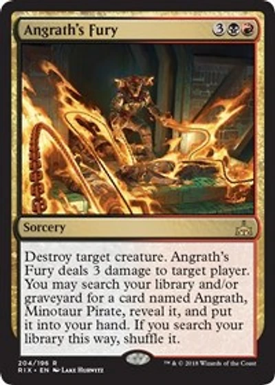 Angrath's Fury - Planeswalker Deck Exclusive