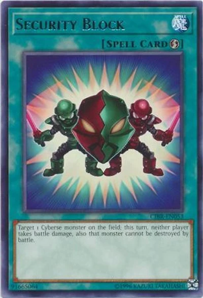 Security Block - CIBR-EN053 - Rare - Unlimited Edition