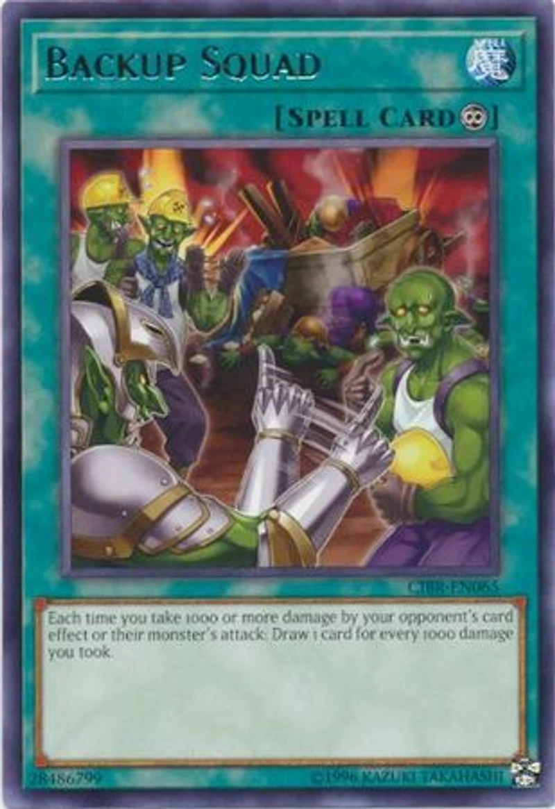 Backup Squad - CIBR-EN065 - Rare - Unlimited Edition