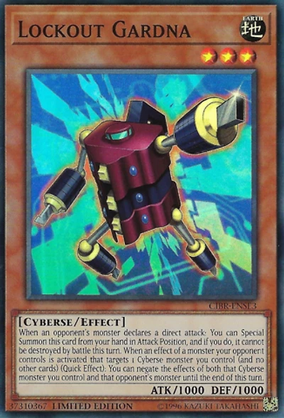 Lockout Gardna - CIBR-ENSE3 - Super Rare - Limited Edition