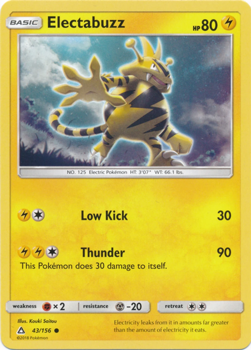 Electabuzz - 43/156 - Common