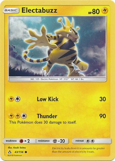 Electabuzz - 43/156 - Common