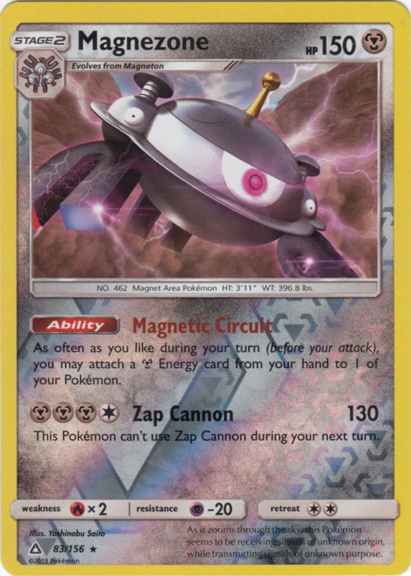 Magnezone - 83/156 - Holo Rare - Reverse Holo