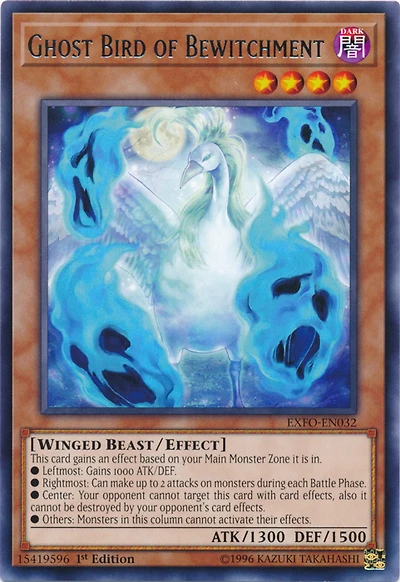 Ghost Bird of Bewitchment - EXFO-EN032 - Rare - 1st Edition