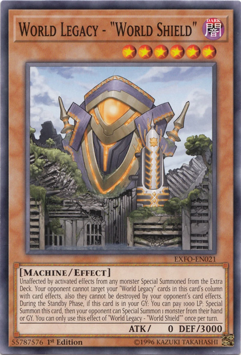 World Legacy - "World Shield" - EXFO-EN021 - Common - 1st Edition