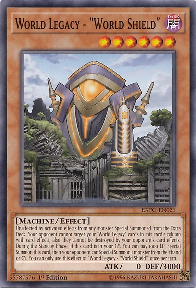 World Legacy - "World Shield" - EXFO-EN021 - Common - 1st Edition