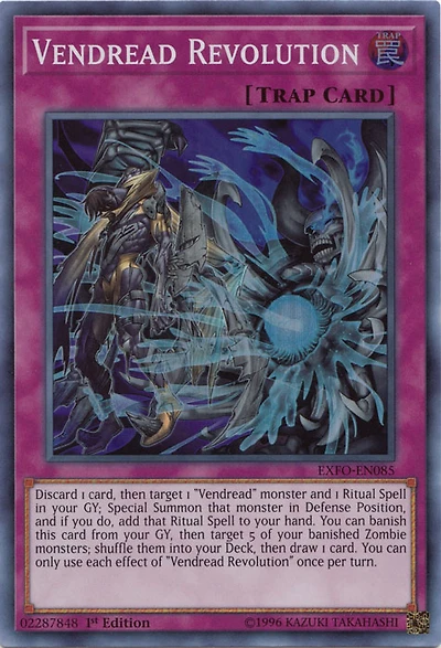 Vendread Revolution - EXFO-EN085 - Super Rare - 1st Edition