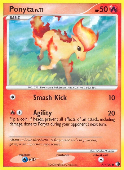 Ponyta - 71/100 Common
