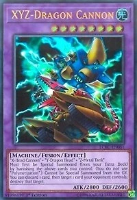 XYZ-Dragon Cannon - LCKC-EN061 - Ultra Rare - 1st Edition