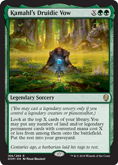 Kamahl's Druidic Vow