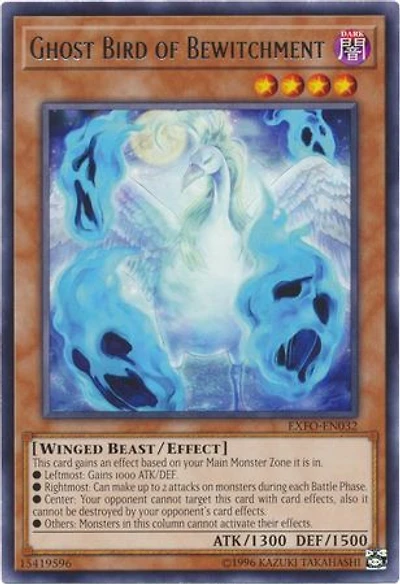 Ghost Bird of Bewitchment - EXFO-EN032 - Rare - Unlimited Edition