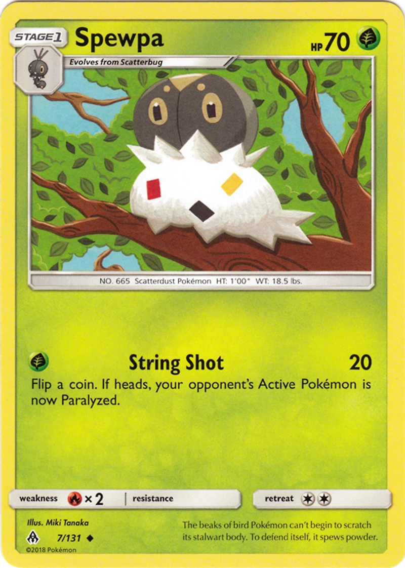Spewpa - 7/131 - Uncommon