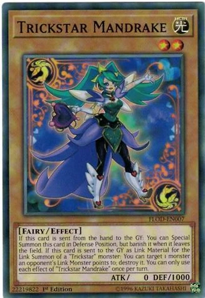 Trickstar Mandrake - FLOD-EN007 - Common - 1st Edition