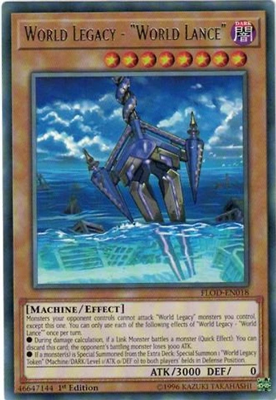 World Legacy - "World Lance" - FLOD-EN018 - Rare - 1st Edition