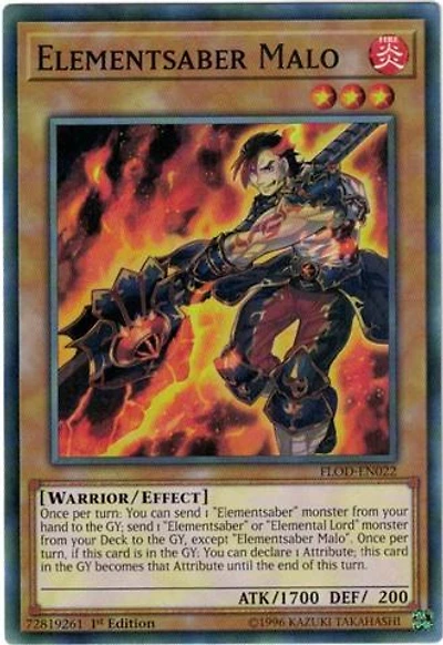 Elementsaber Malo - FLOD-EN022 - Common - 1st Edition