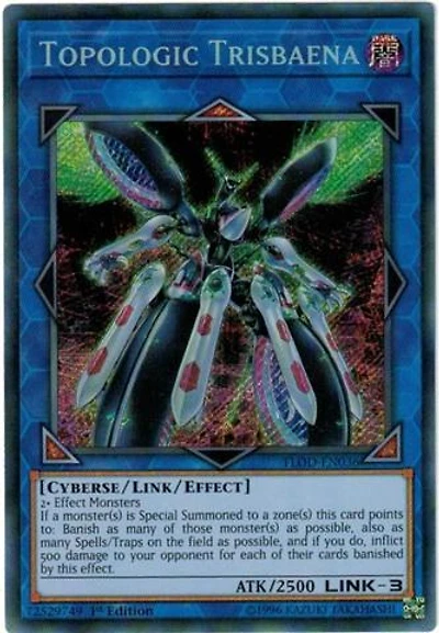 Topologic Trisbaena - FLOD-EN036 - Secret Rare - 1st Edition