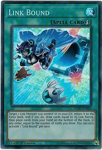 Link Bound - FLOD-EN063 - Super Rare - 1st Edition