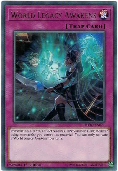 World Legacy Awakens - FLOD-EN071 - Rare - 1st Edition
