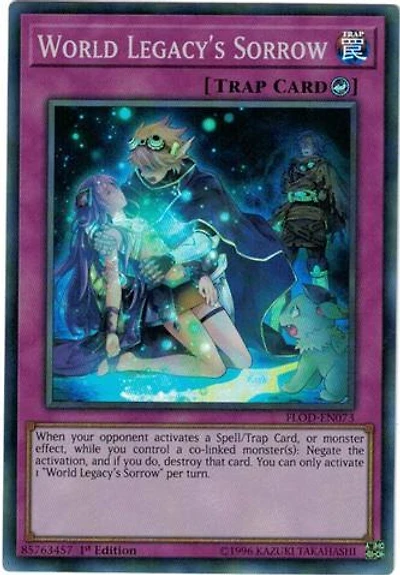 World Legacy's Sorrow - FLOD-EN073 - Super Rare - 1st Edition