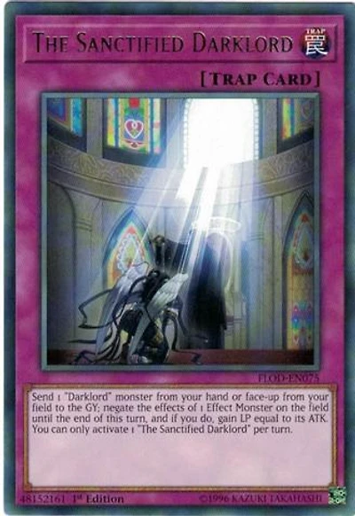 The Sanctified Darklord - FLOD-EN075 - Rare - 1st Edition