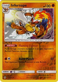 Infernape - 59/131 - Holo Rare - Reverse Holo