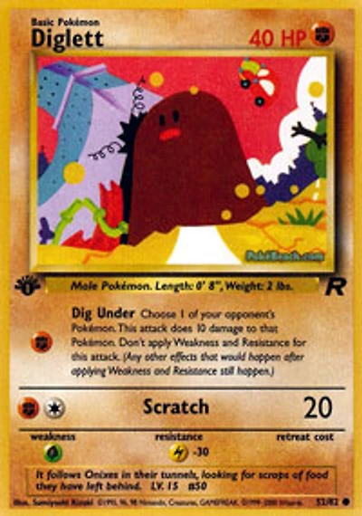 Diglett - 52/82 - Common - 1st Edition