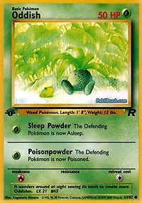 Oddish - 63/82 Common 1st Edition