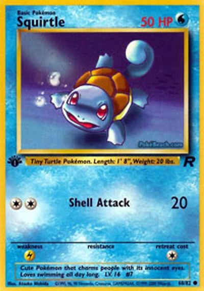 Squirtle - 68/82 - Common - 1st Edition