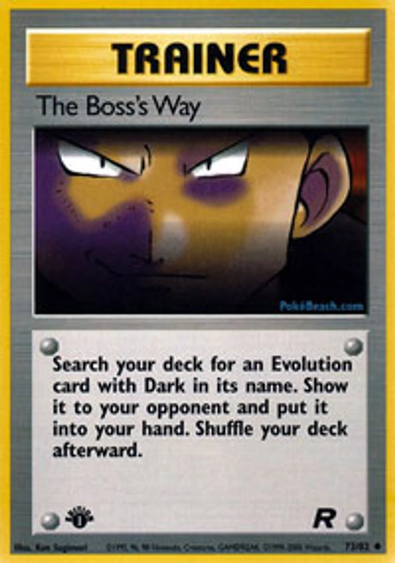The Boss's Way - 73/82 - Uncommon - 1st Edition