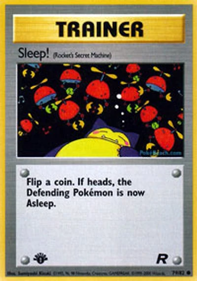 Sleep! - 79/82 Common 1st Edition