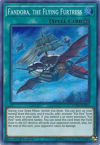 Fandora, the Flying Furtress - DASA-EN024 - Super Rare - 1st Edition