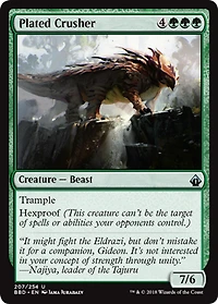 Plated Crusher
