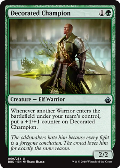 Decorated Champion - Foil