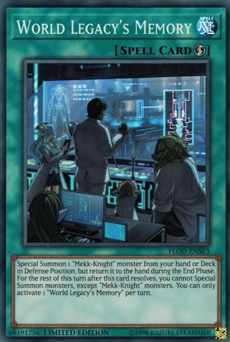 World Legacy's Memory - FLOD-ENSE3 - Super Rare - Limited Edition