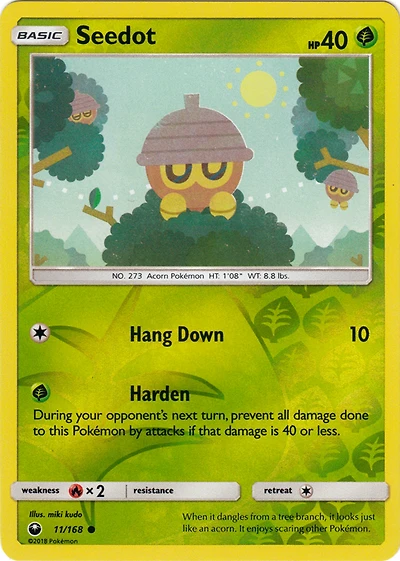 Seedot - 11/168 - Common - Reverse Holo