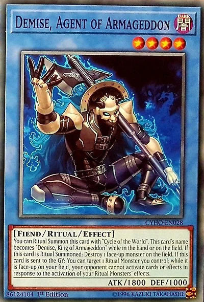 Demise, Agent of Armageddon - CYHO-EN028 - Common - 1st Edition