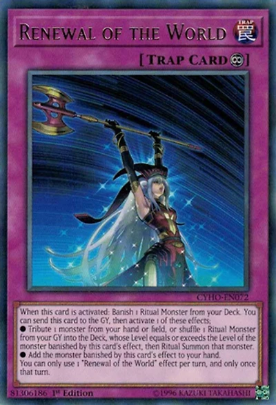 Renewal of the World - CYHO-EN072 - Rare - 1st Edition