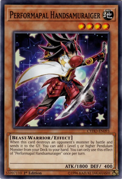 Performapal Handsamuraiger - CYHO-EN093 - Common