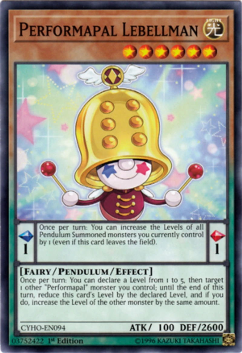 Performapal Lebellman - CYHO-EN094 - Common - 1st Edition