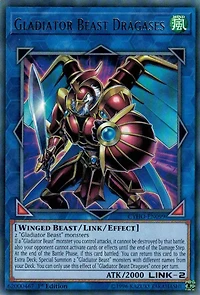 Gladiator Beast Dragases - CYHO-EN099 - Rare - 1st Edition