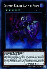Crimson Knight Vampire Bram - DASA-EN013 - Super Rare - Unlimited