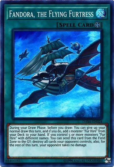 Fandora, the Flying Furtress - DASA-EN024 - Super Rare - Unlimited