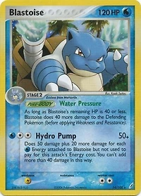 Blastoise - 14/100 - Holo Rare Theme Deck Exclusive