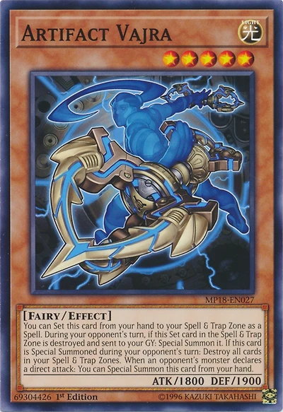 Artifact Vajra - MP18-EN027 - Common - 1st Edition