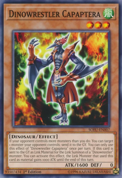Dinowrestler Capaptera - SOFU-EN007 - Common - 1st Edition
