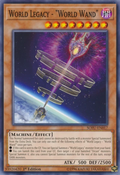 World Legacy - "World Wand" - SOFU-EN017 - Common - 1st Edition