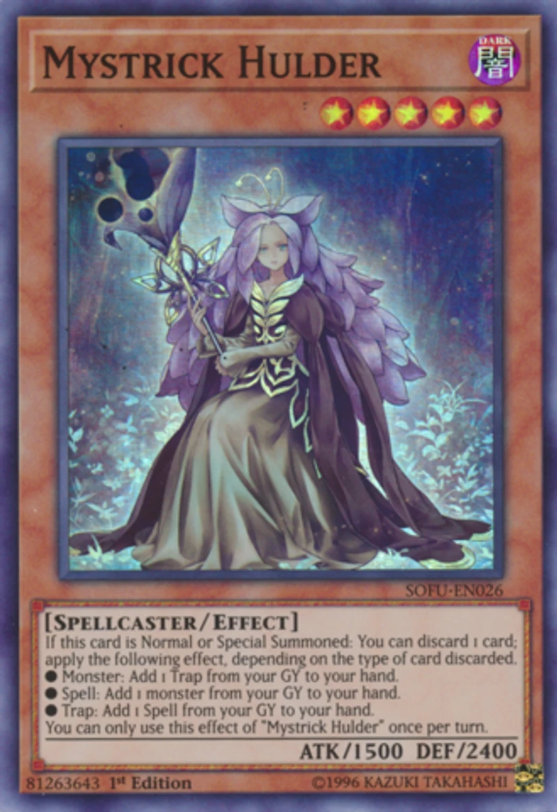 Mystrick Hulder - SOFU-EN026 - Super Rare - 1st Edition